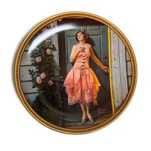 Norman Rockwell | Collectible Plate | Standing in the Doorway | #7